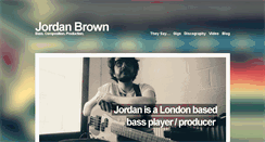 Desktop Screenshot of jordanbrown.co.uk