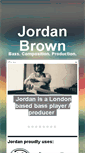 Mobile Screenshot of jordanbrown.co.uk