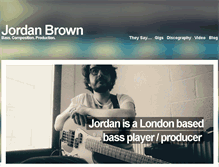 Tablet Screenshot of jordanbrown.co.uk